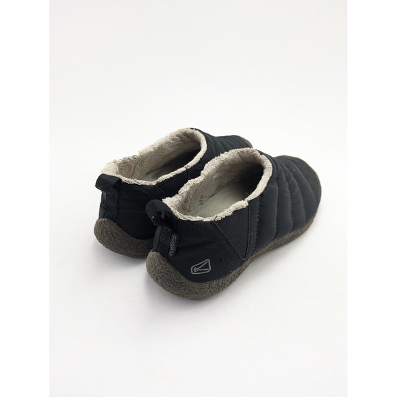 Mens KEEN Howser II Black Fur Lined Cush Insoles Slip On Slippers Shoes Size 10 main image 6